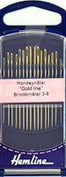 Synålar "Gold Line" 3-9 Broder 16st.