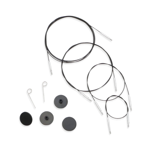 KnitPro Thin & Flex kablar - Swivel