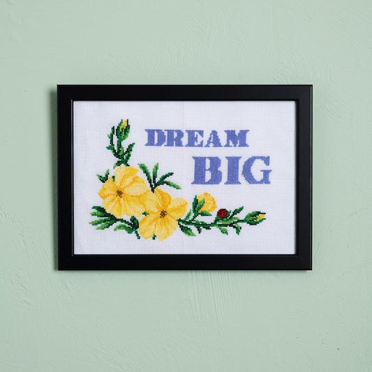 Broderikit "Dream Big" - tavla